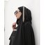 Black Kapşonlu Abaya