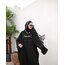 Black Kapşonlu Abaya