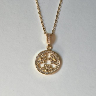 Çelenk Kolye - Gold