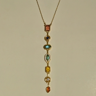 7 Element Kolye - Gold