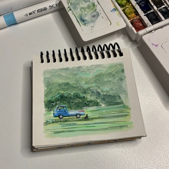 Son 50 Gün Serisi: no 31 (12,5x10 cm, Gold Çerçeveli)