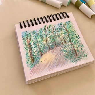 Son 50 Gün Serisi: no 6 (12,5x10 cm, Gold Çerçeveli)