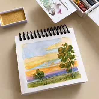 Son 50 Gün Serisi: no 11 (12,5x10 cm, Gold Çerçeveli)