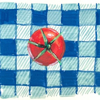 Son 50 Gün Serisi: no 12 (12,5x10 cm, Gold Çerçeveli)