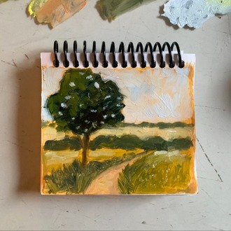 Son 50 Gün Serisi: no 45 (13X11 cm, Gold Çerçeveli)