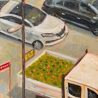 Unexpected Flowers - Orijinal Yağlı Boya Tablo (17.5x25 cm)
