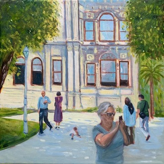 Beylerbeyi Afternoon - Orijinal Yağlı Boya Tablo (30x30 cm)