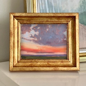 Son 50 Gün Serisi: no 46 (13X11 cm, Gold Çerçeveli)