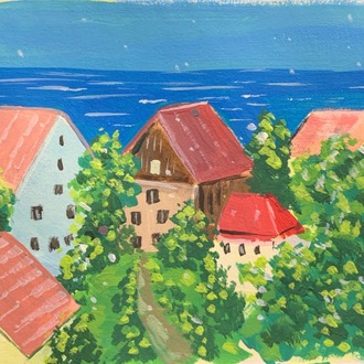 Son 50 Gün Serisi: no 39 (13x11 cm, Gold Çerçeveli)