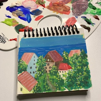 Son 50 Gün Serisi: no 39 (13x11 cm, Gold Çerçeveli)