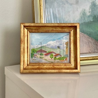 Son 50 Gün Serisi: no 32 (12,5x10 cm, Gold Çerçeveli)