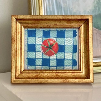 Son 50 Gün Serisi: no 12 (12,5x10 cm, Gold Çerçeveli)