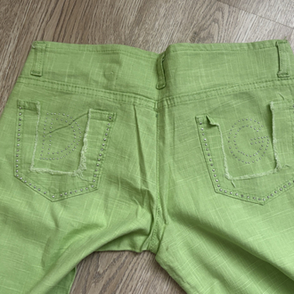 Dolce mint keten pantolon