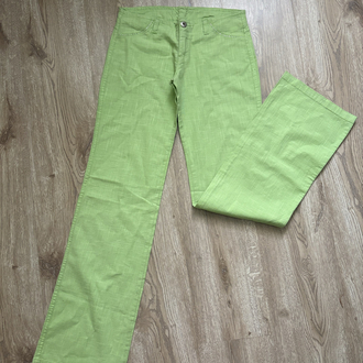 Dolce mint keten pantolon
