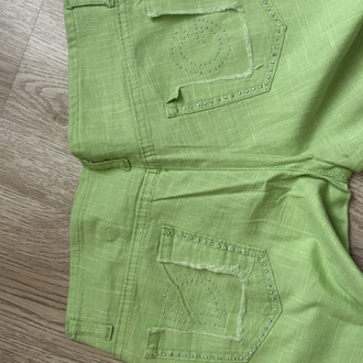 Dolce mint keten pantolon