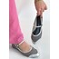 Toyan Gümüş Cilt Babet Ayakkabı