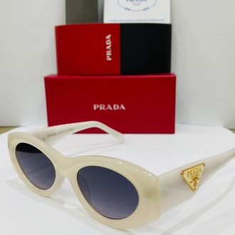 PRADA BEYAZ ÇERÇEVE SİYAH ŞEFFAF CAM