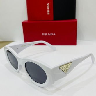 PRADA BEYAZ ÇERÇEVE SİYAH ŞEFFAF CAM