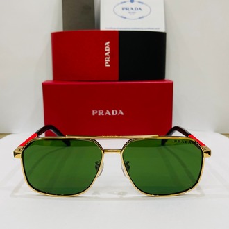 PRADA SİYAH ÇERÇEVE YEŞİL ŞEFFAF CAM