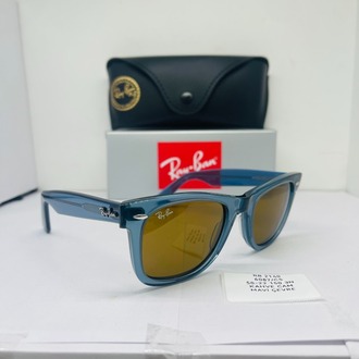 RAYBAN RB-2140 MAVİ ÇERÇEVE KAHVE CAM UNİSEX