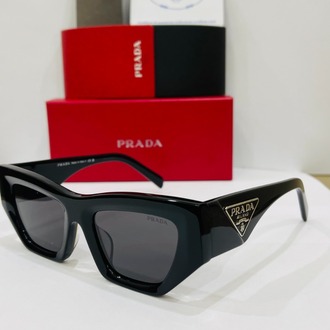 PRADA SİYAH ÇERÇEVE SİYAH ŞEFFAF CAM