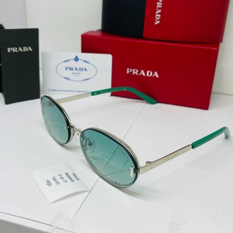 PRADA MAVİ ÇERÇEVE MAVİ ŞEFFAF CAM