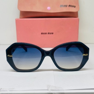 MIU MAVİ ÇERÇEVE MAVİ ŞEFFAF CAM