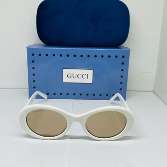 GUCCİ BEYAZ ÇERÇEVE GOLD ŞEFFAF CAM