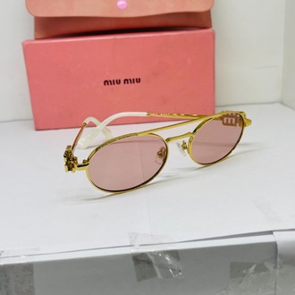 MIU GOLD ÇERÇEVE PUDRA ŞEFFAF CAM