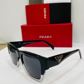 PRADA SİYAH ÇERÇEVE SİYAH ŞEFFAF CAM