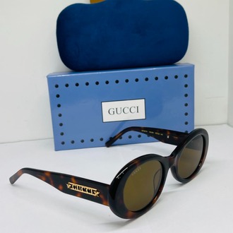 GUCCİ LEOPAR ÇERÇEVE KAHVE ŞEFFAF CAM