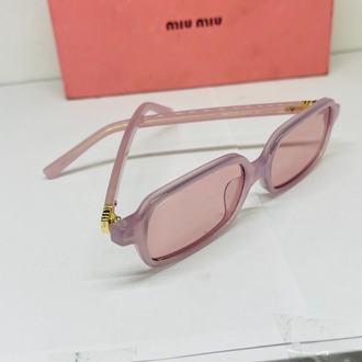 MIU PEMPE ÇERÇEVE PEMBE ŞEFFAF CAM