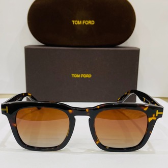 TOM FORD DESENLİ ÇERÇEVE KAHVE ŞEFFAF CAM