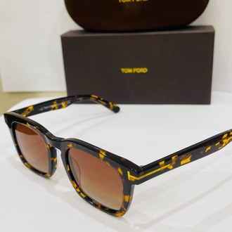 TOM FORD DESENLİ ÇERÇEVE KAHVE ŞEFFAF CAM