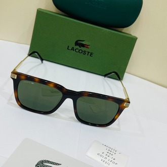 LACOSTE DESENLİ ÇERÇEVE SİYAH ŞEFFAF CAM