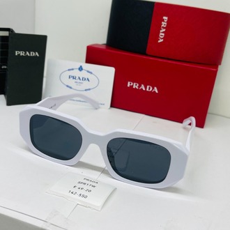 PRADA BEYAZ ÇERÇEVE SİYAH ŞEFFAF CAM