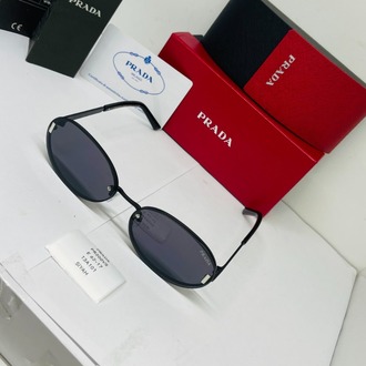 PRADA SİYAH ÇERÇEVE SİYAH ŞEFFAF CAM