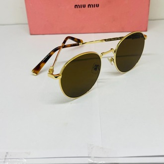 MIU GOLD ÇERÇEVE SİYAH ŞEFFAF CAM
