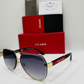 PRADA SİYAH ÇERÇEVE SİYAH ŞEFFAF CAM