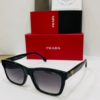PRADA SİYAH ÇERÇEVE SİYAH ŞEFFAF CAM