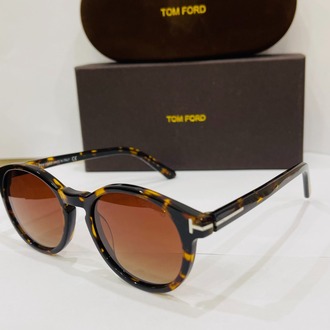 TOM FORD DESENLİ ÇERÇEVE KAHVE ŞEFFAF CAM