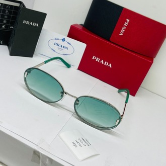 PRADA MAVİ ÇERÇEVE MAVİ ŞEFFAF CAM