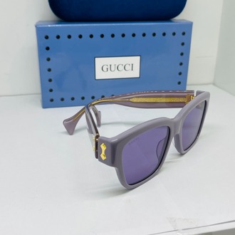 GUCCİ GRİ ÇERÇEVE MOR ŞEFFAF CAM
