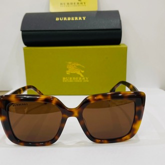 BURBERRY LEOPAR ÇERÇEVE KAHVE ŞEFFAF CAM
