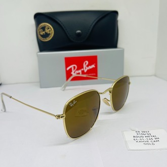 RAYBAN RB-3857 GOLD ÇERÇEVE SİYAH CAM ÜNİSEX