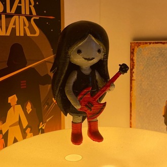 Adventure Time – Marceline 3D Baskı Figür (Boyasız)