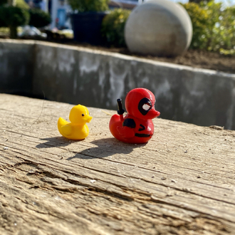 Deadpool Ördek ve Yavruları Araç İçi Süs / Masa süs 