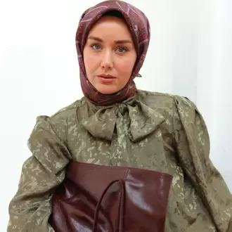 SİLK HOME Sura İpek Eşarp 11455-s23