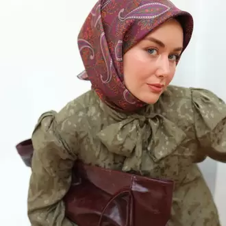 SİLK HOME Sura İpek Eşarp 11455-s23