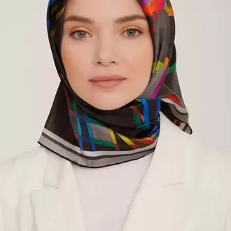 ARMİNE Nostalji Twill İpek Eşarp 8843-07
